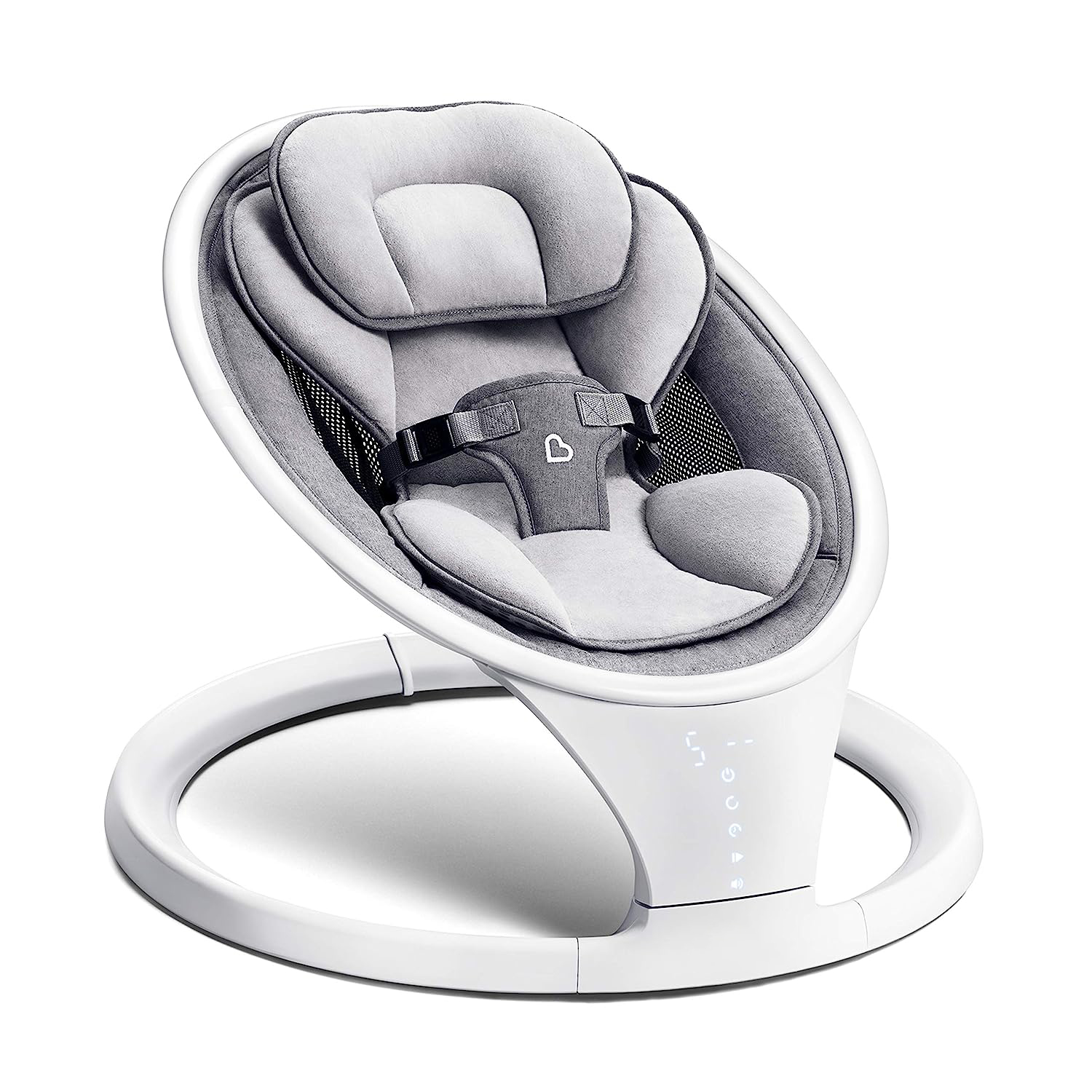 Bluetooth Enabled Lightweight Baby Swing with Natural Sway in 5 Ranges of Motion, Includes Remote Control