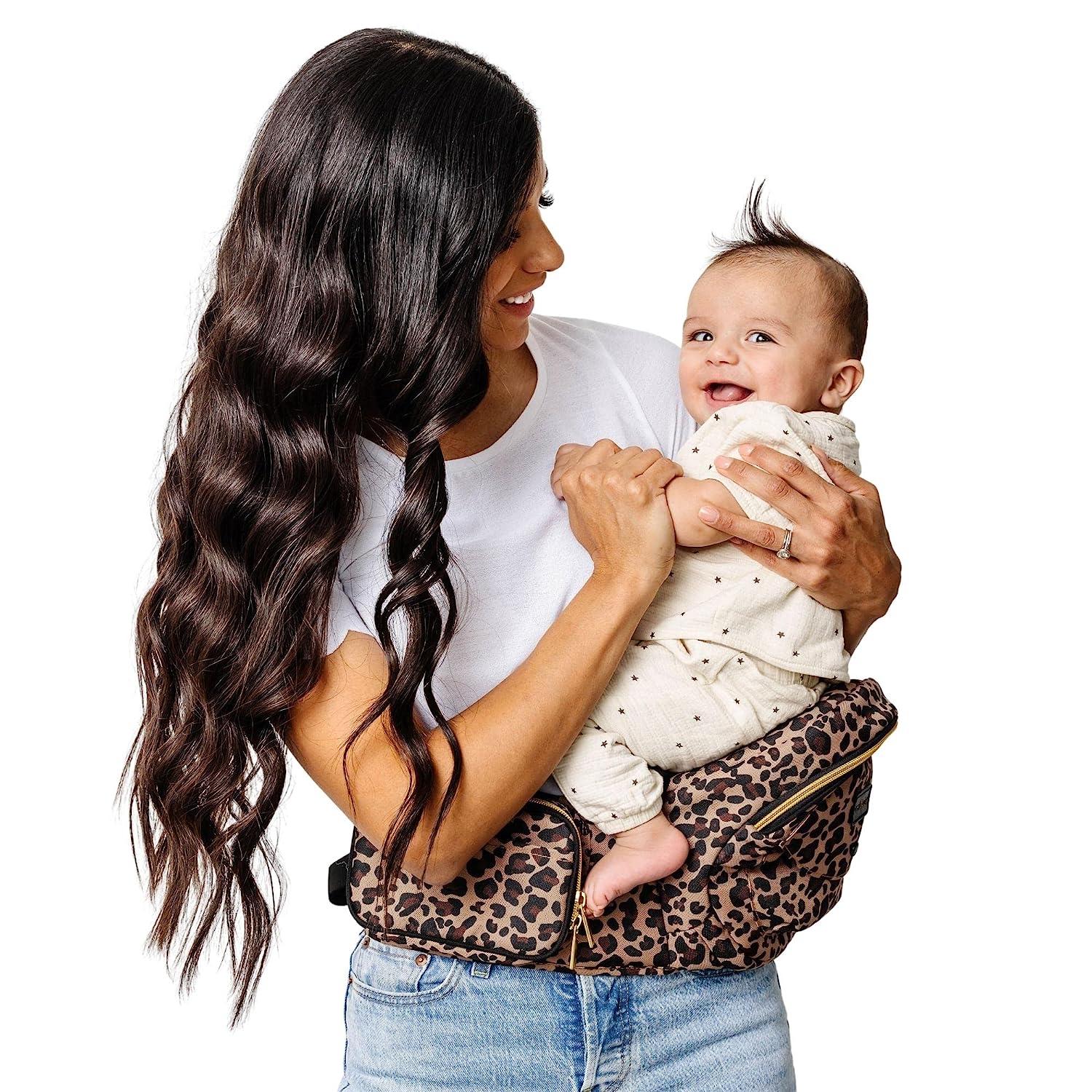 Safety-Certified Hip Seat Baby Carrier - Moms Choice Award Winner,  Ergonomic Carrier & Extenders for Newborns & Toddlers (Carrier, Grey)