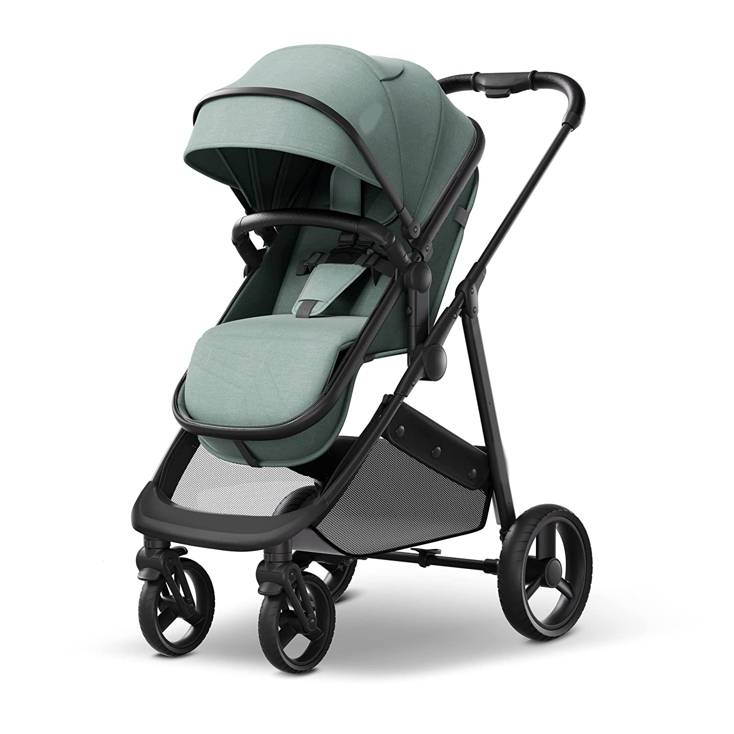 Convertible Baby Stroller with Bassinet Mode - Foldable Infant Stroller to Explore More as a Family - Toddler Stroller with Reversible Stroller Seat