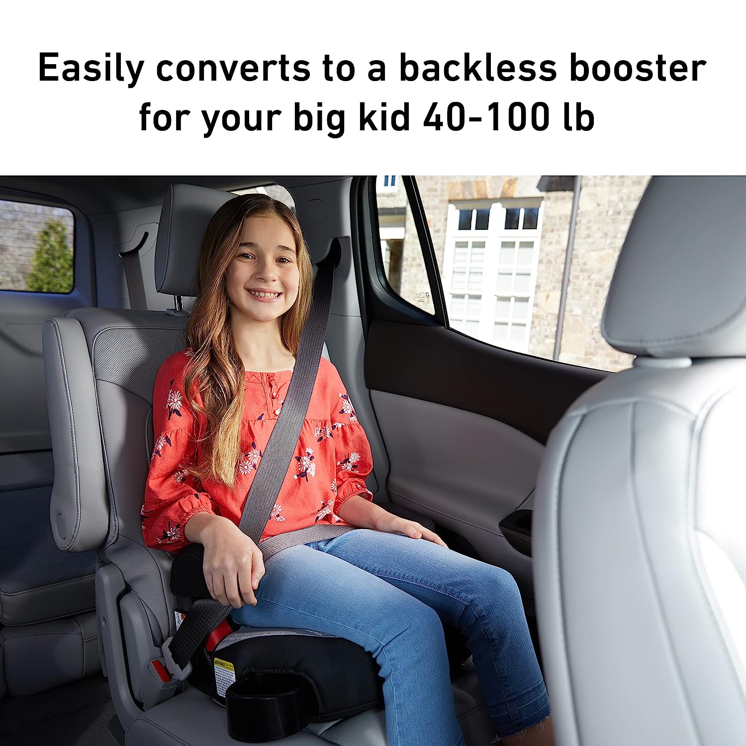 TurboBooster Highback Booster Seat, Glacie
