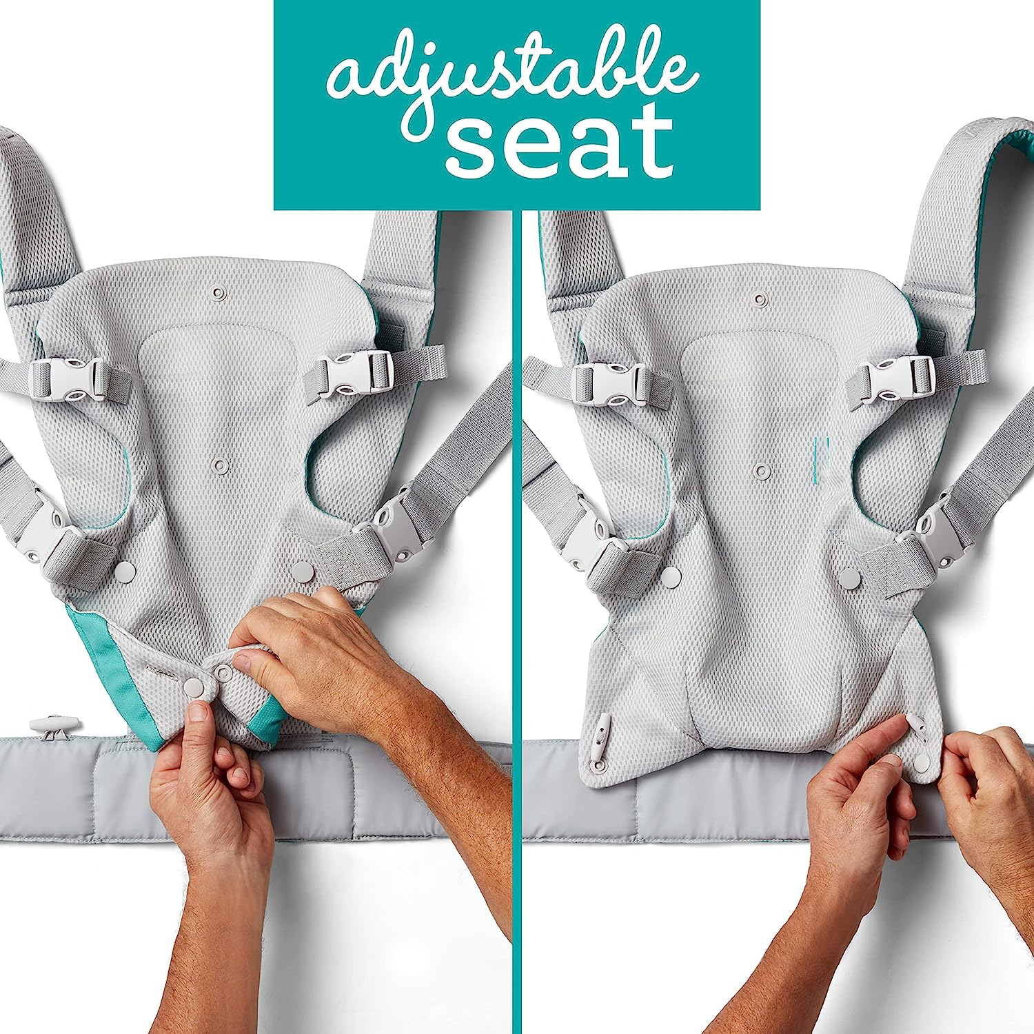 Advanced 4-in-1 Carrier - Ergonomic, convertible, face-in and face-out front and back carry for newborns and older babies 8-32 lbs