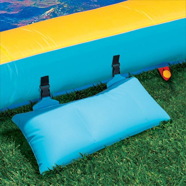 Banzai Inflatable Big Blast Cannon Splash Slide Lagoon Pool Outdoor Water Park