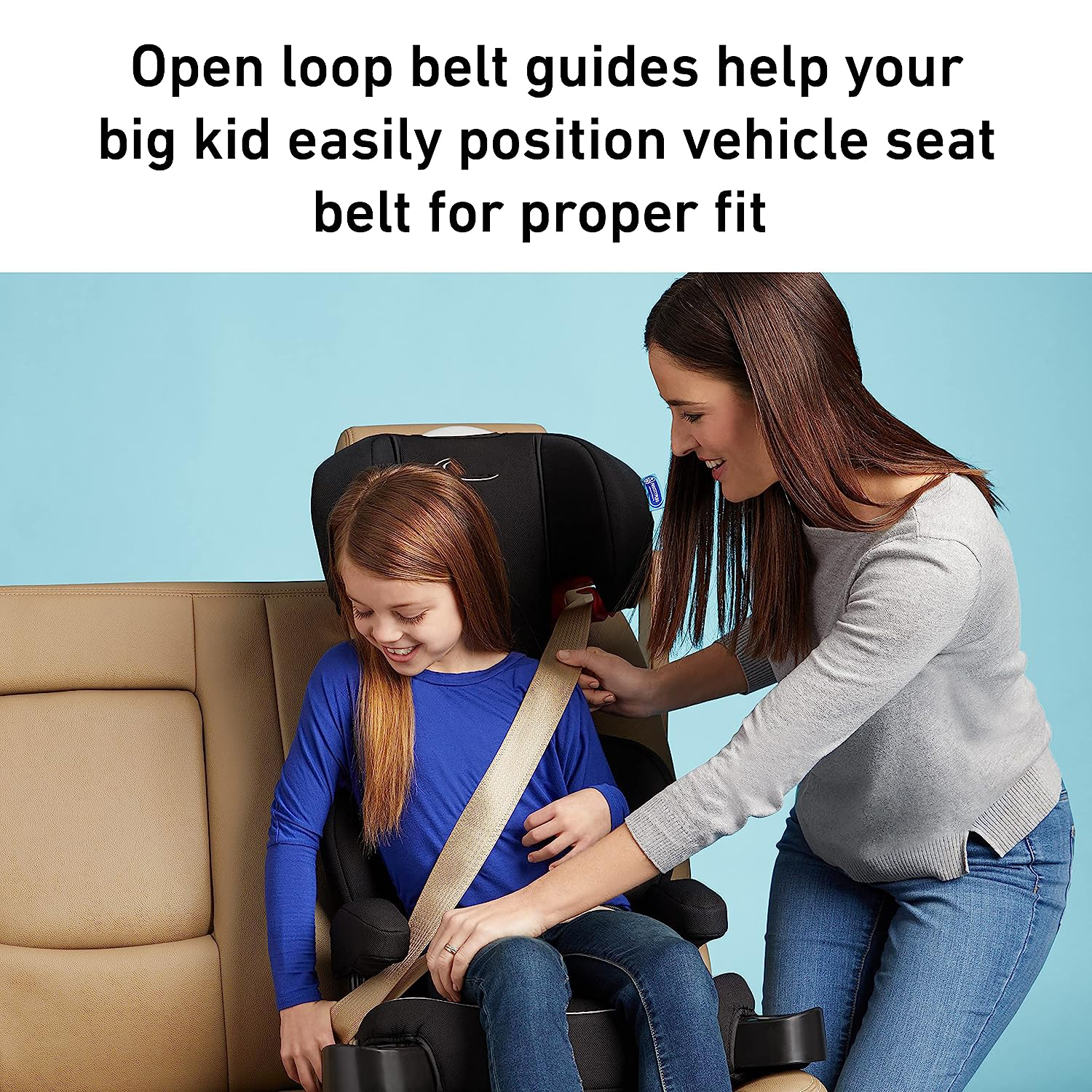 TurboBooster Highback Booster Seat, Glacie