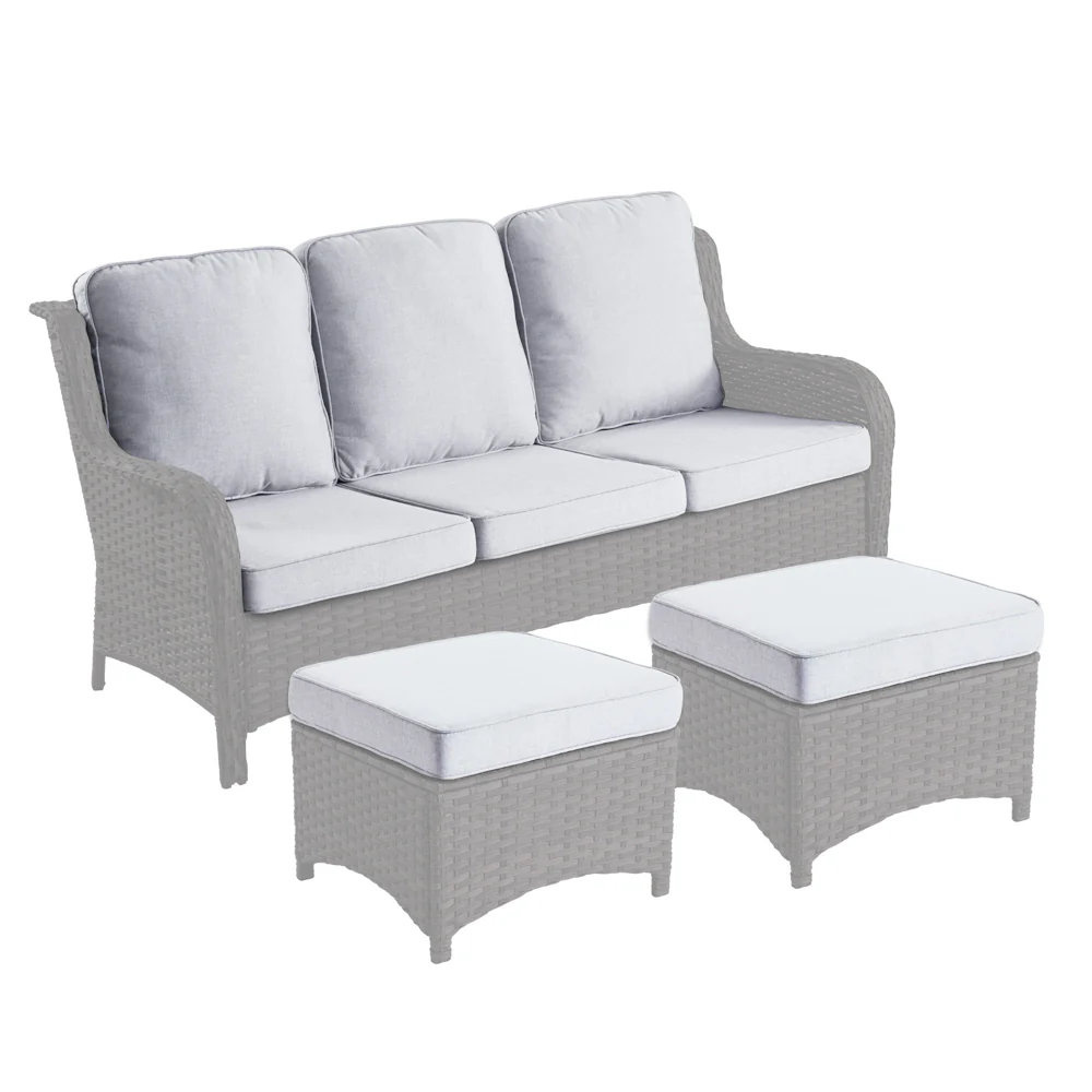 Ovios Kenard Series Replacement Seat, Back Cushion Cover(Refer to the Dimension in Description,Only cover)