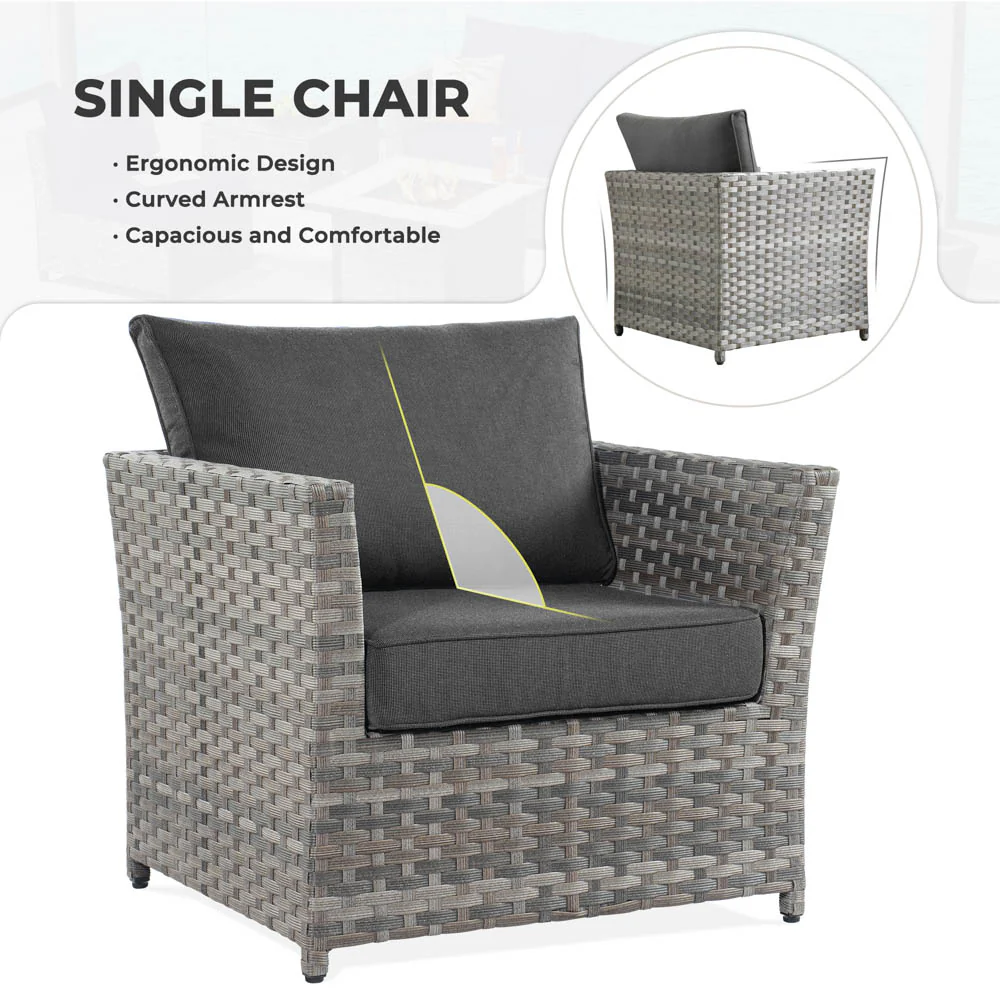 Ovios Patio Furniture Set New Rimaru 6-Piece, Fully Assembled