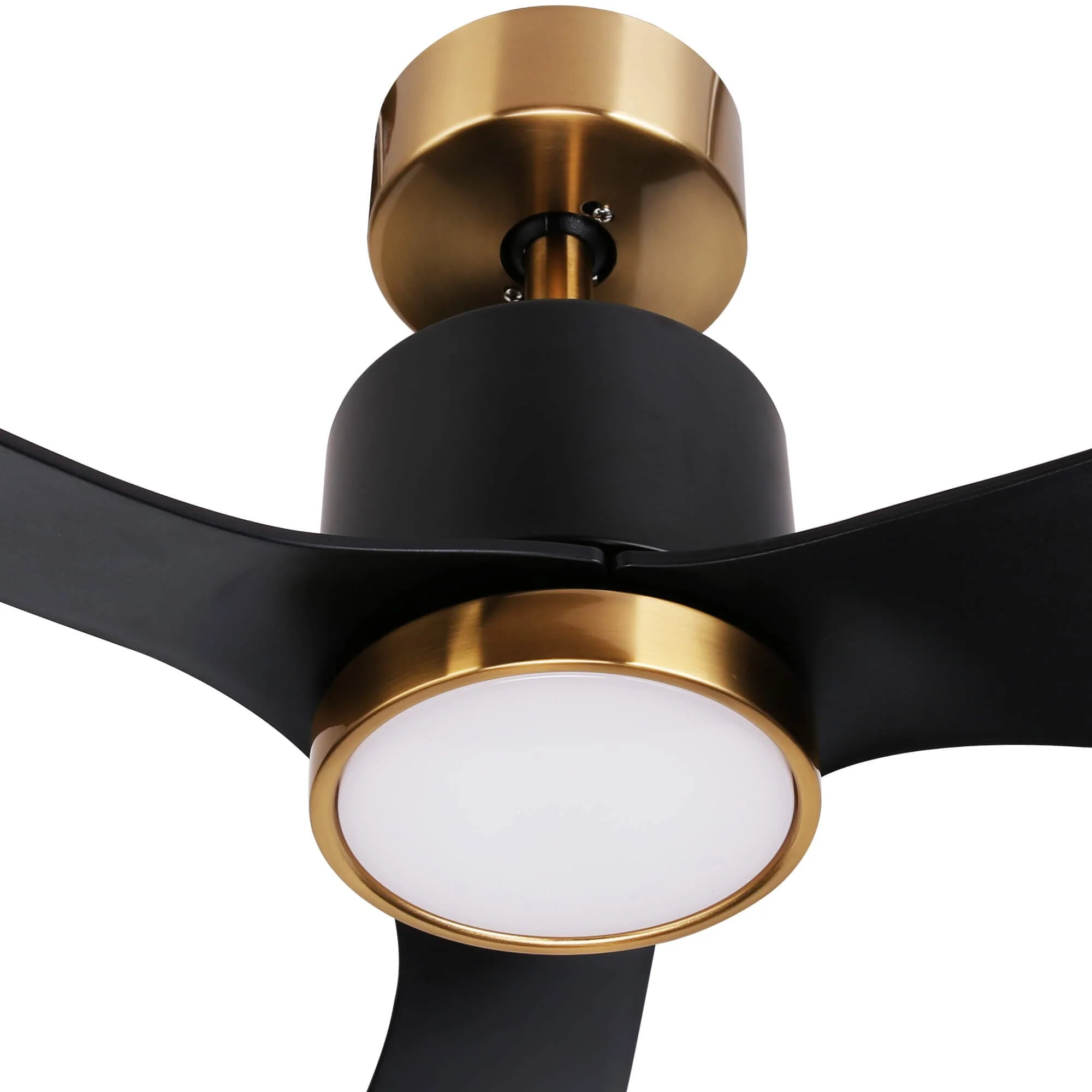 Ovios 52'' Ceiling Fan Reversible 3 Blades with Remote Control Lights, DC Motor