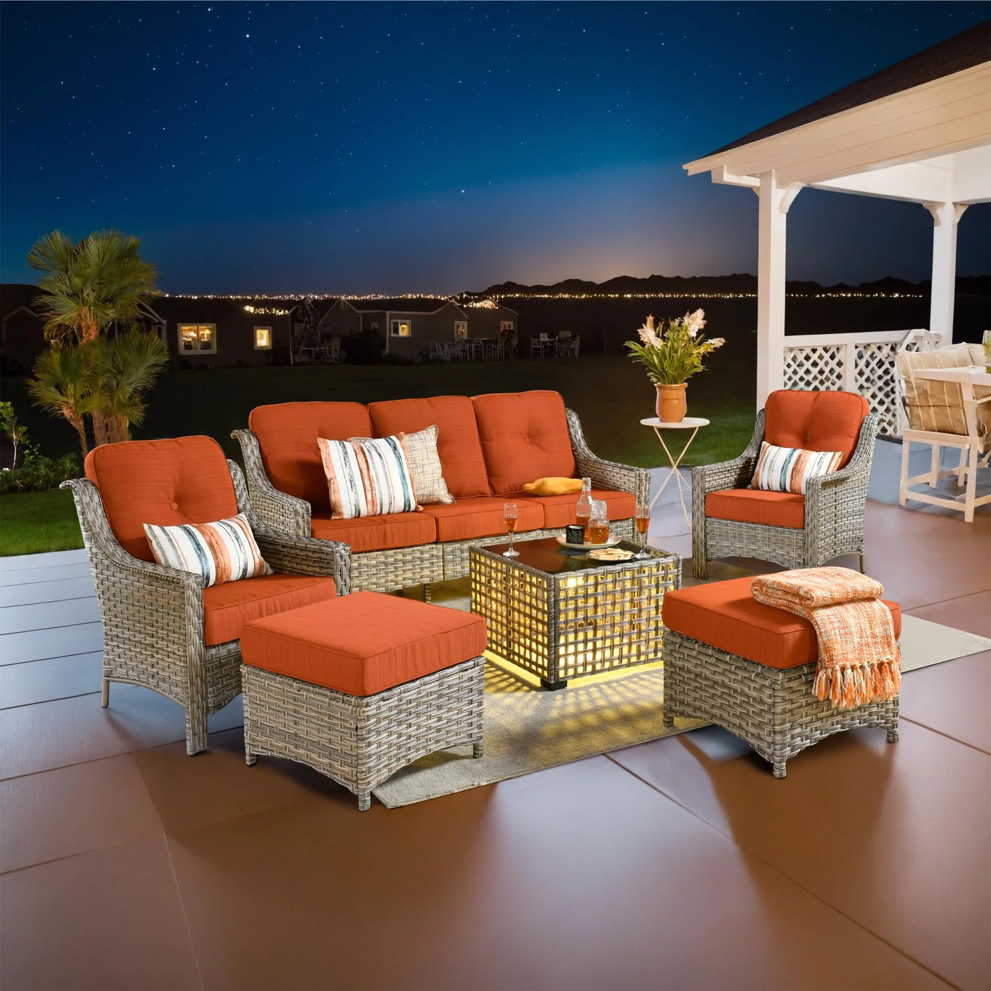 Ovios Conversation Set 6-Piece PAD Series