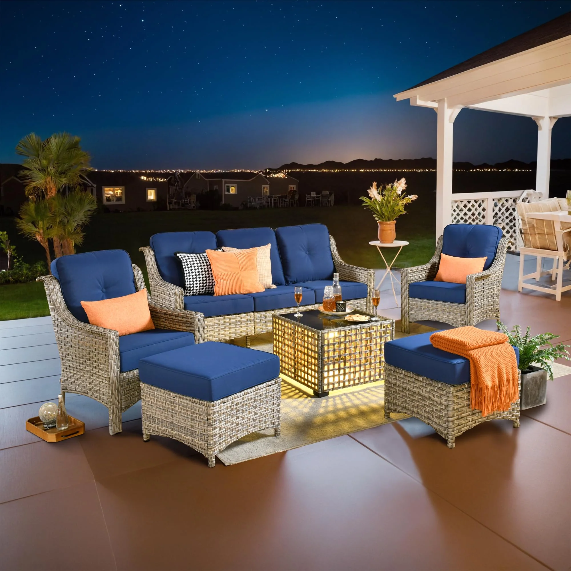 Ovios Conversation Set 6-Piece PAD Series
