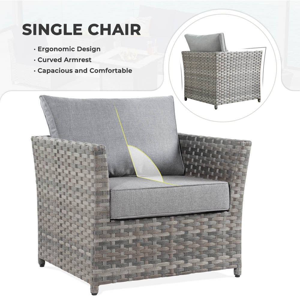 Ovios New Rimaru Series Patio Furniture Set 13-Piece include 42