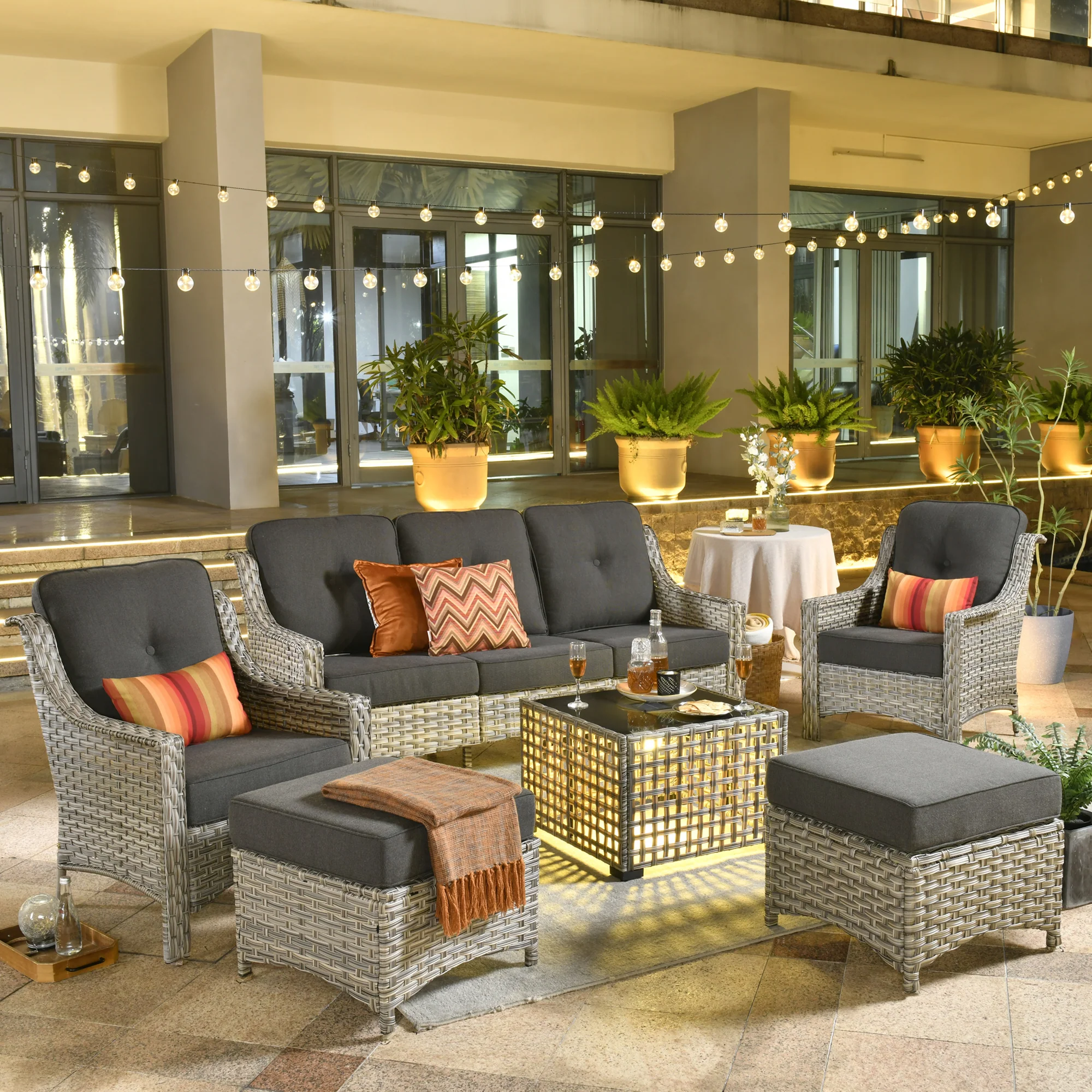 Ovios Conversation Set 6-Piece PAD Series